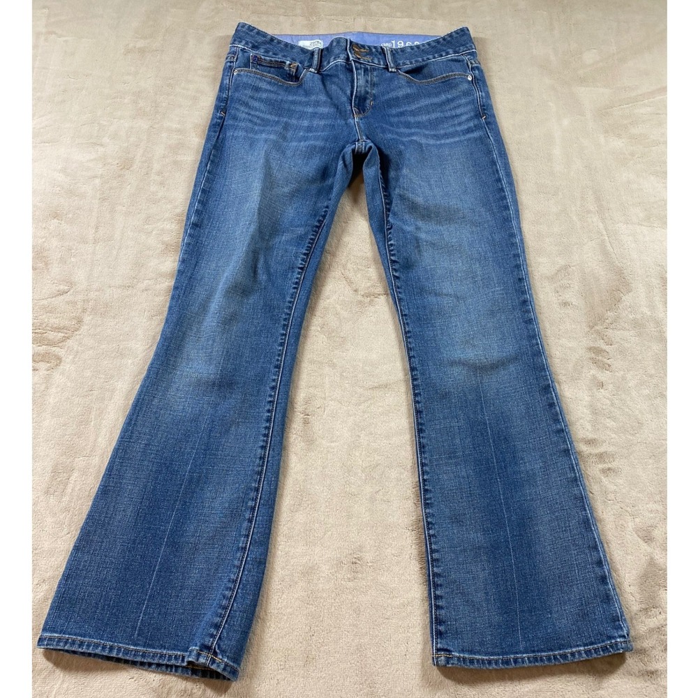 Gap 1969 Perfect Boot Jeans Womens 29 8a Medium Wash Bootcut Denim Stretch Pants